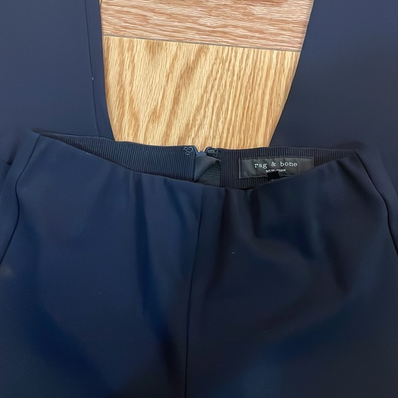 Rag & Bone Simone Navy Lace-Up Pants - Picture 7 of 11